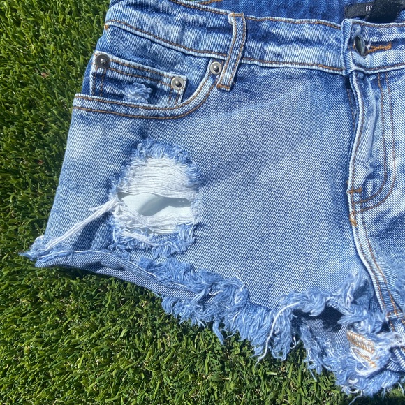 Distressed Micro Shorts - Picture 2 of 7
